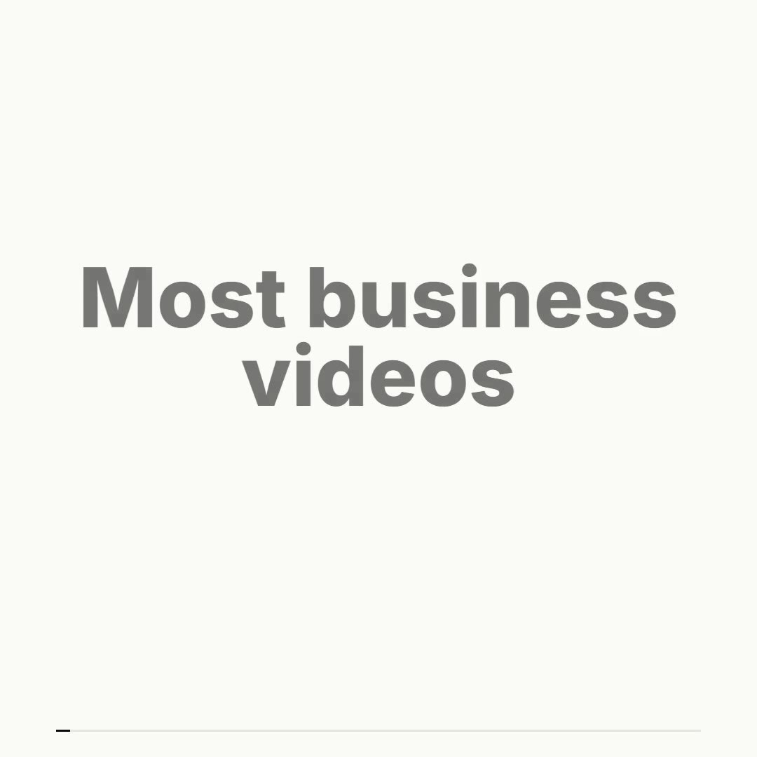 Sample brand video by Chuck Baryames